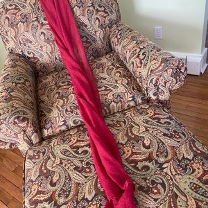 Very soft material scarf-red